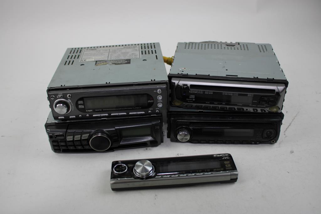 Car Radios Bulk Lot, 5 Pieces