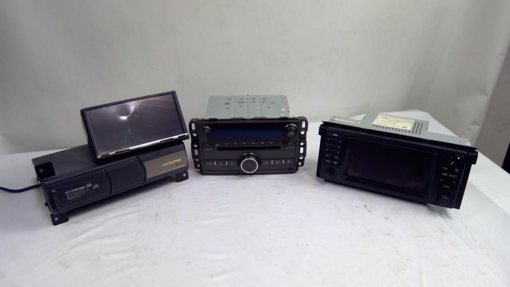 Car Stereo Bulk Lot Sony, Alpine & More 4 Pieces