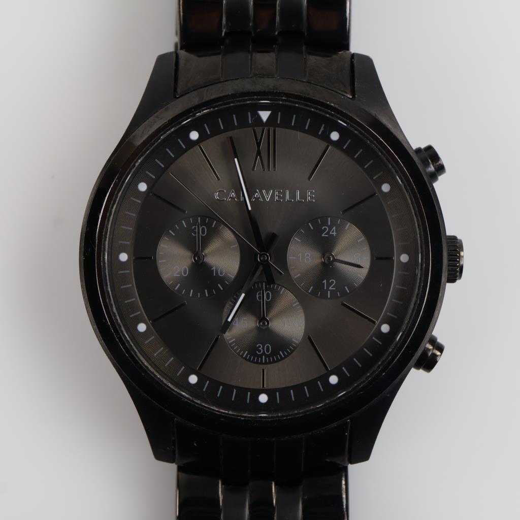 Caravelle Stainless Steel Watch