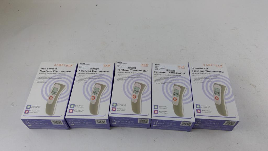 Caretalk Non-contact Forehead Thermometer 5 Pieces
