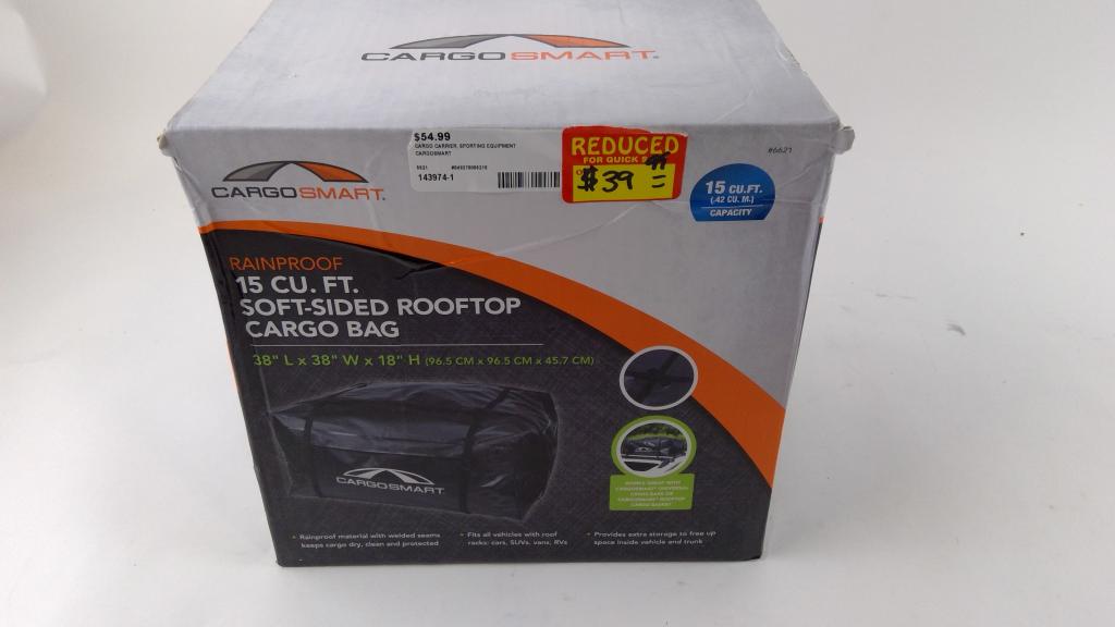 CargoSmart Rainproof Soft-Sided Rooftop Cargo Bag