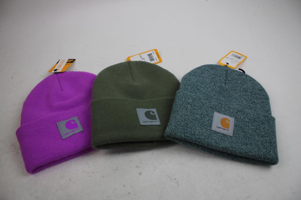 Carhartt Knit Beanies, 3 Pieces