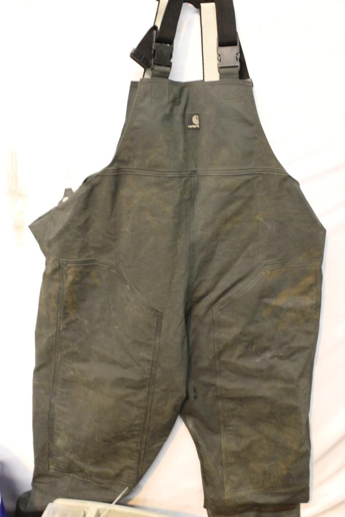 Carhartt XL Bib, Flambeau Outdoors Fishing Box And More, 3