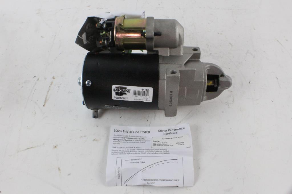 CarQuest Starter Property Room