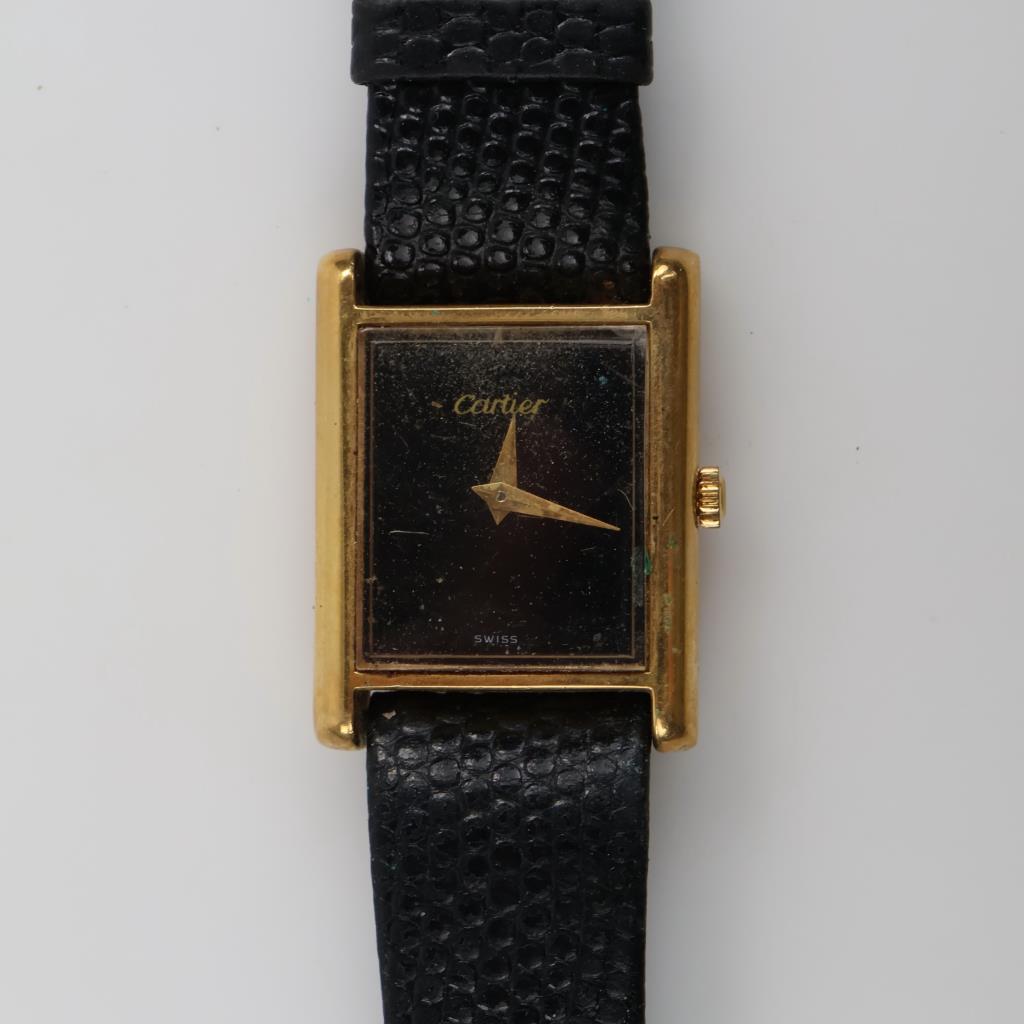 Cartier Classic Tank 18kt GP Vintage Watch