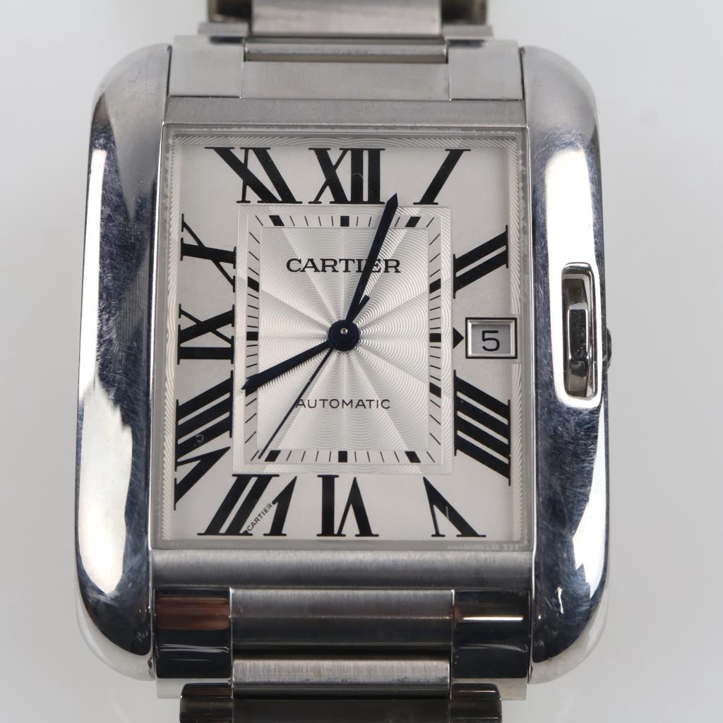 Cartier Tank Anglaise Watch- Evaluated by our Certified Gemologist-AGS/GIA