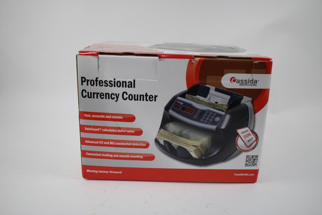 Cassida 6600 UV MG With Valucount Professional Currency Counter