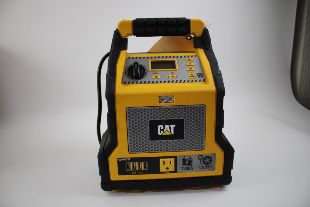 CAT 1200 Peak AMP Jump Starter And Powerstation W/ 200 Watt Inverter