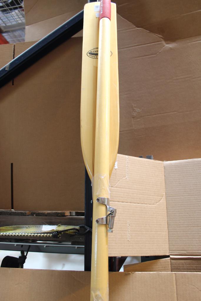 Caviness Feather Brand 243cm Oars; 2 Pieces Property Room