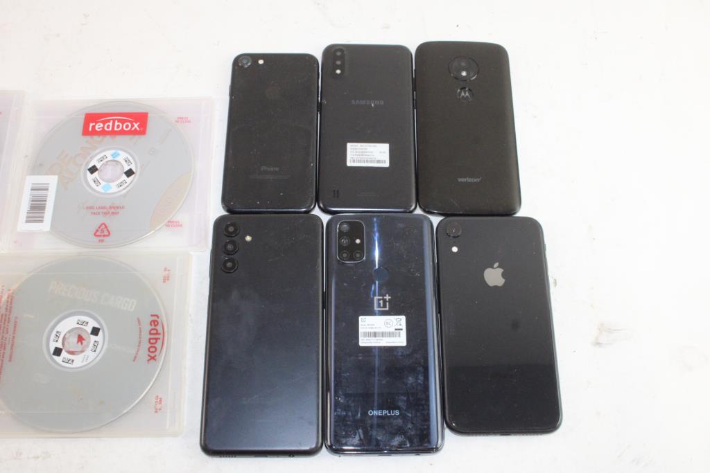 Cell Phone And DVD Bulk Lot, 10+ Pieces Property Room