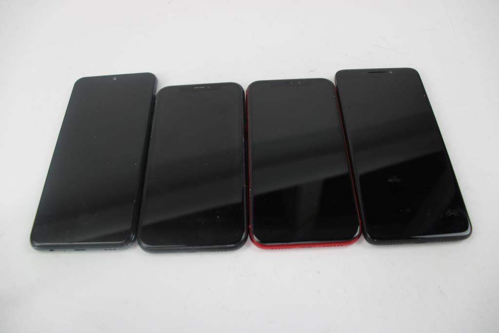 Cell Phone Lot, 4 Pieces, Sold For Parts
