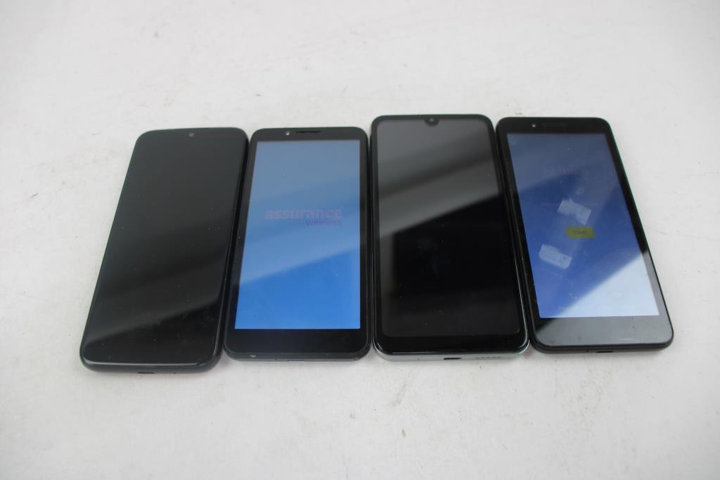 Cell Phone Lot, 4 Pieces, Sold For Parts