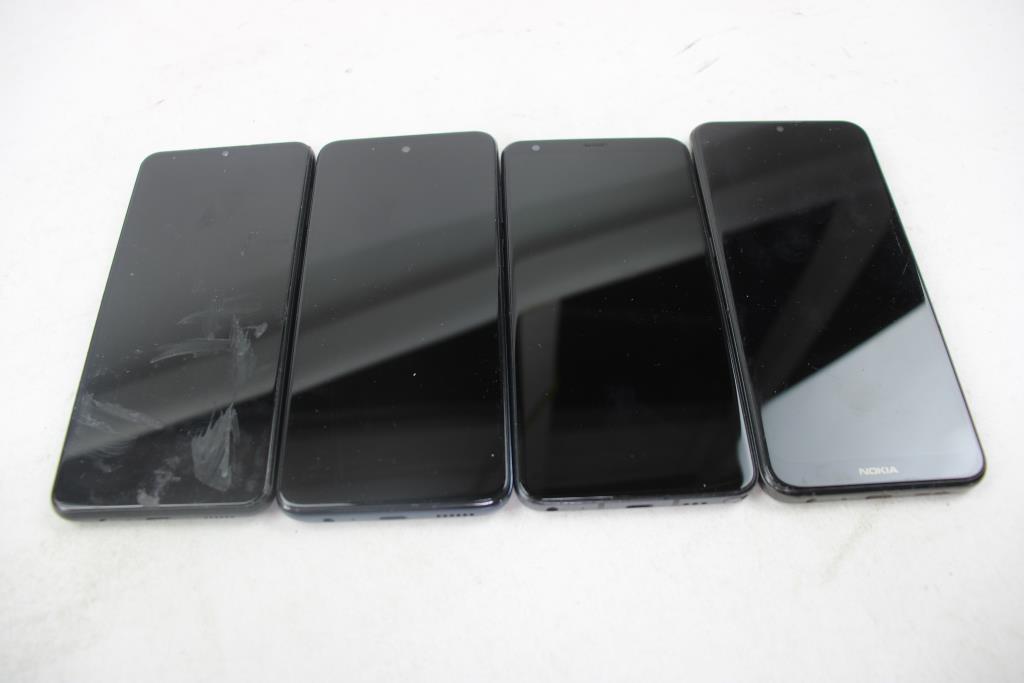 Cell Phone Lot, 4 Pieces, Sold For Parts
