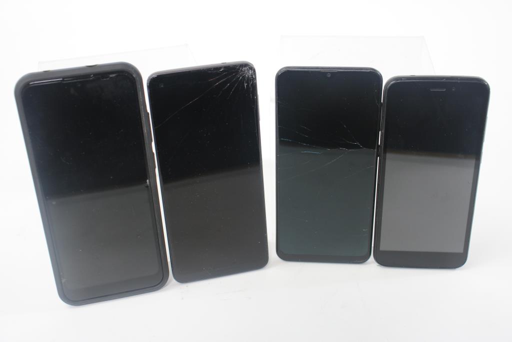 Cell Phone Lot, 4 Pieces, Sold For Parts Property Room