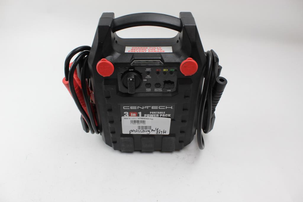 CenTech 3in1 Portable Power Pack Property Room