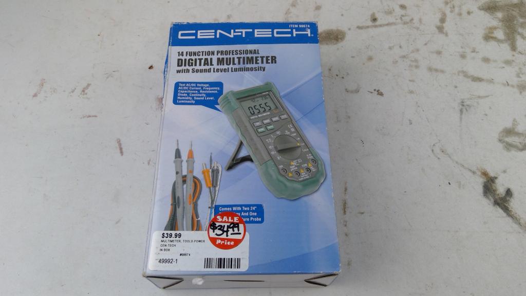 Cen-tech Digital Multimeter