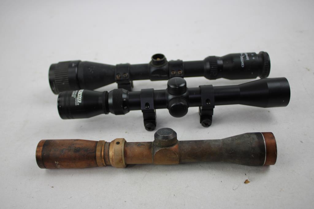 CenterPoint, Winchester, AIM Rifle Scopes, 3 Pieces