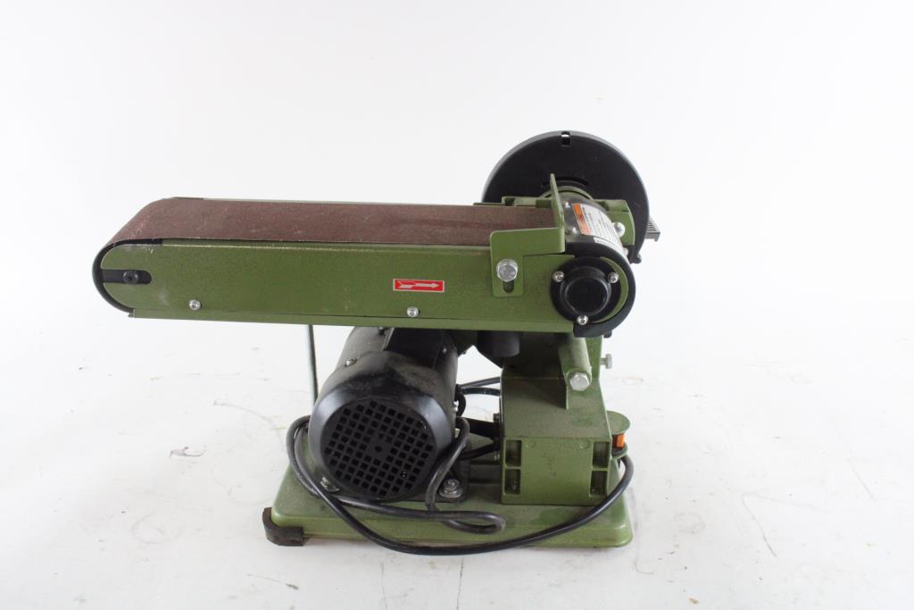 Central Machinery Belt And Disc Sander, Sold For Parts Property Room