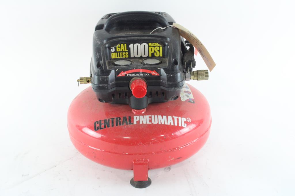 Central Pneumatic 100 PSI Air Compressor Property Room