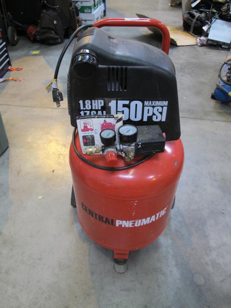 Central Pneumatic 17 Gallon Air Compressor Property Room