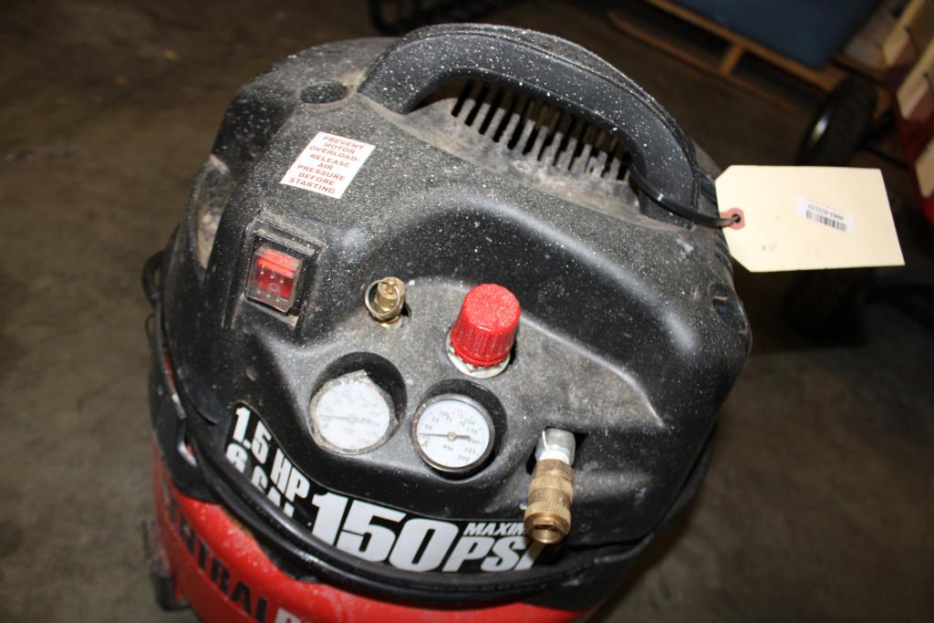 Central Pneumatic 6 Gal. Air Compressor Property Room