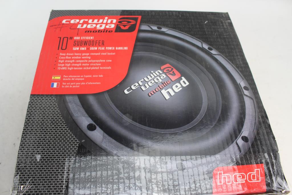 cerwin vega mobile hed 10