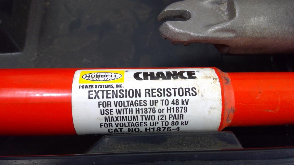 Resistor Extention Chance Extension Resistors With 16 KV Phasing Tester | Property Room