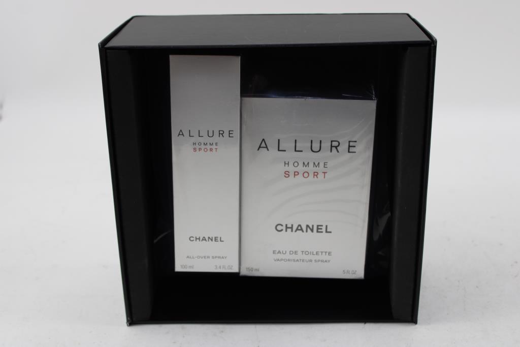 Chanel Allure Homme Sport All Over Spray & Eau De Toilette Spray Set