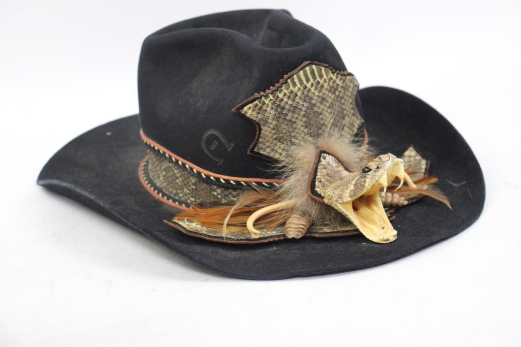 Charlie 1 Horse Custom Rattlesnake Cowboy Hat