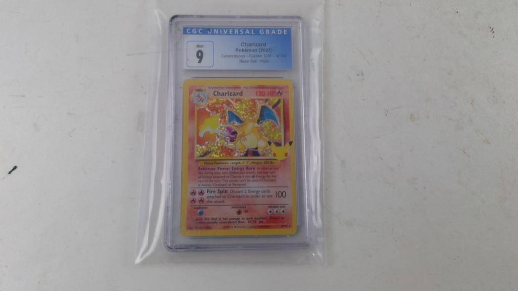 Charizard Pokemon Trading Card CGC 9