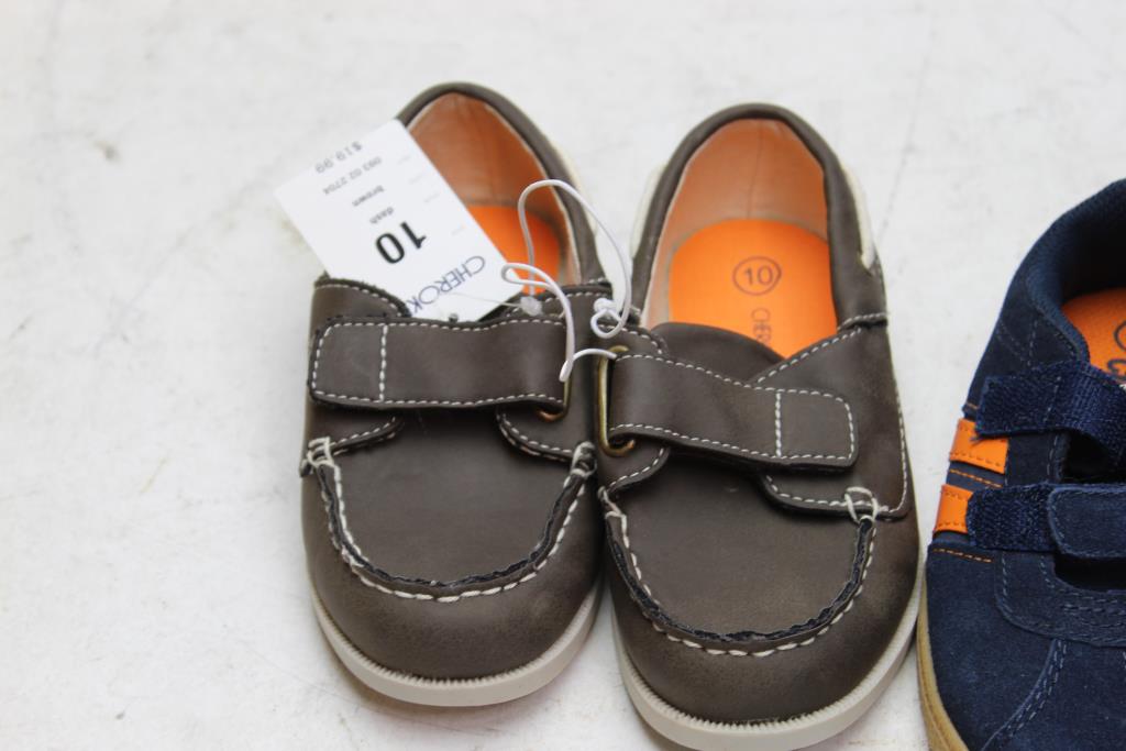 Cherokee, Circo Boys Shoes, Size 10 2 Pairs Property Room