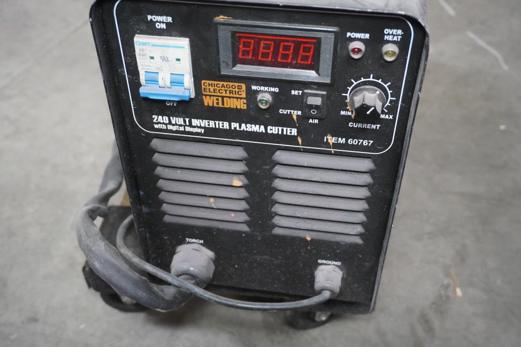 Chicago Ekectric Welding 240v Inverter Plasma Cutter Property Room