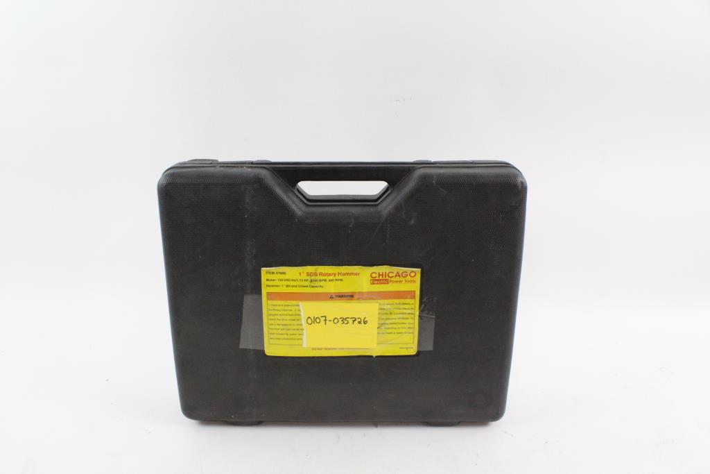 Chicago Electric, 1" SDS Rotary Hammer Property Room