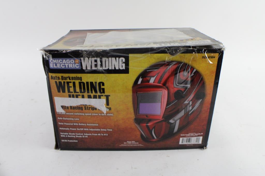 Chicago Electric Auto Dark Welding Helmet Property Room