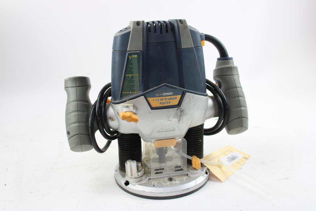Chicago Electric Power Tools Plunger Router Property Room
