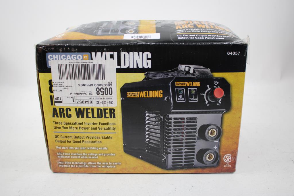 Chicago Electric Welding 80 Amp Inverter Arc Welder