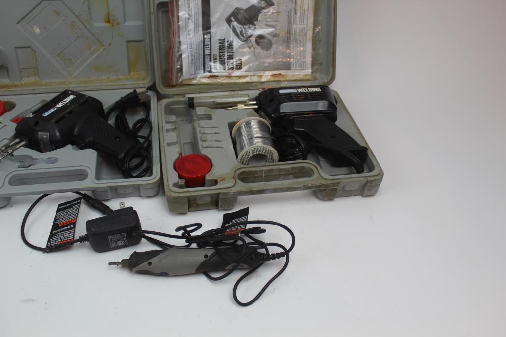 Chicago Electric Welding Soldering Gun & More; 3 Pieces Property Room