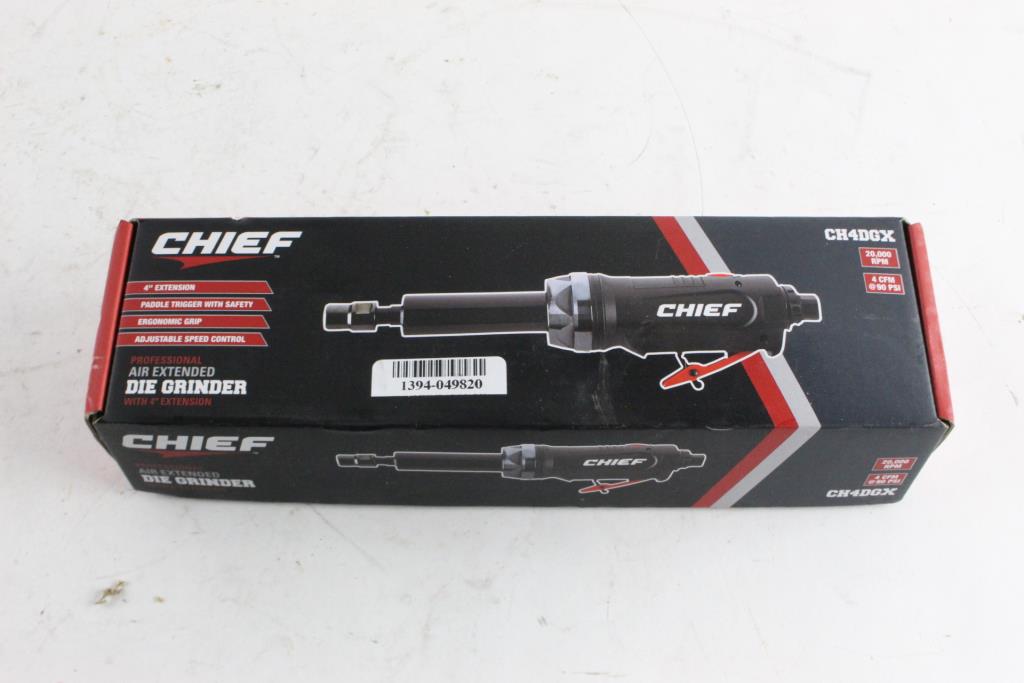 Chief Professional Air Extended Die Grinder Property Room