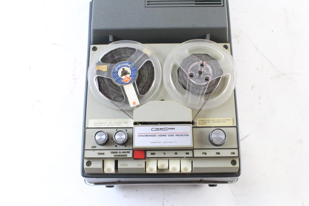 CinemaSound Synchronized Sound Slide Projector Property Room