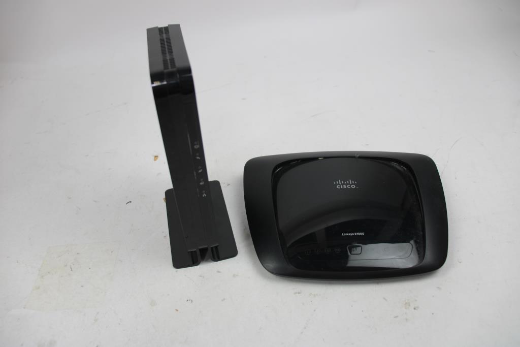 Cisco Linksys E1000 Router, And Netgear Cable Modem CM500 | Property Room
