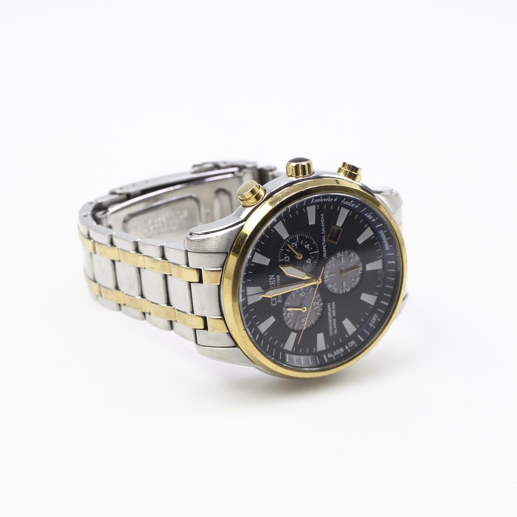 Citizen Eco Drive Perpetual Calendar Chronograph Watch Property Room