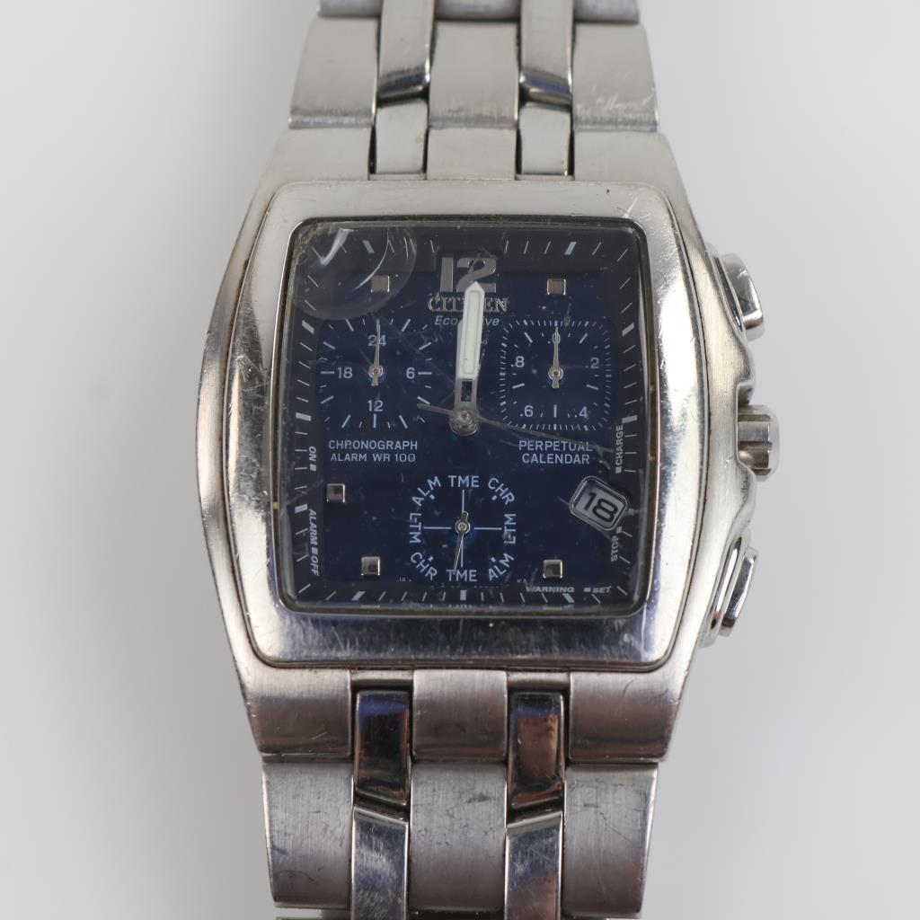 Citizen Eco Frive Chronograph Perpetual Calendar Watch