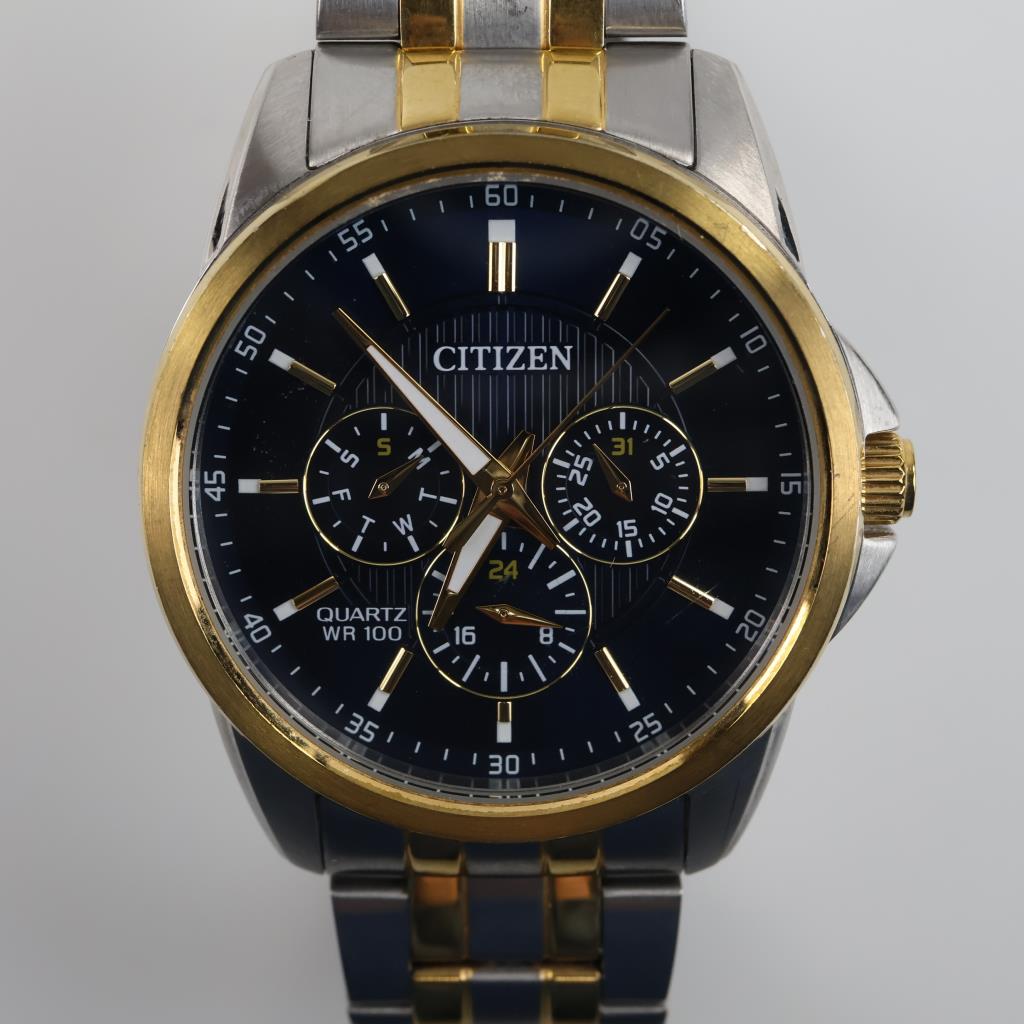 Citizen Two-tone Blue Dial Watch