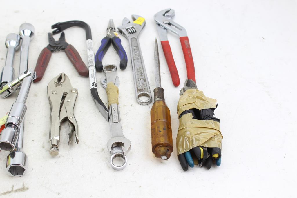 Clamps, Prybar, Lug Wrench And More Stanley, Vise Grip, Kobalt 35