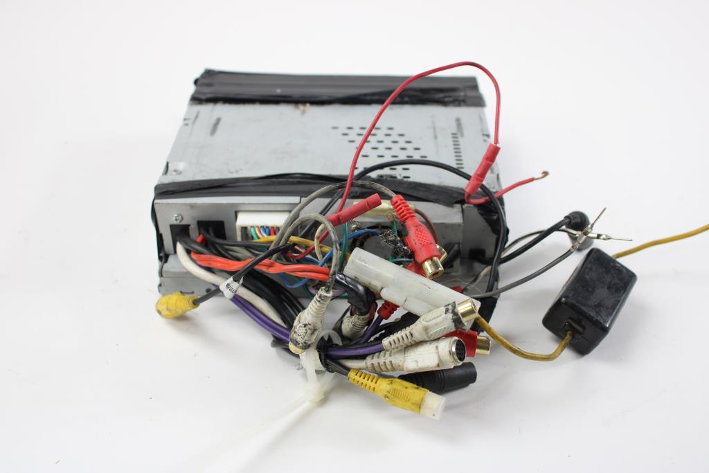 Clarion Car Radio And Others, 5 Pieces Property Room