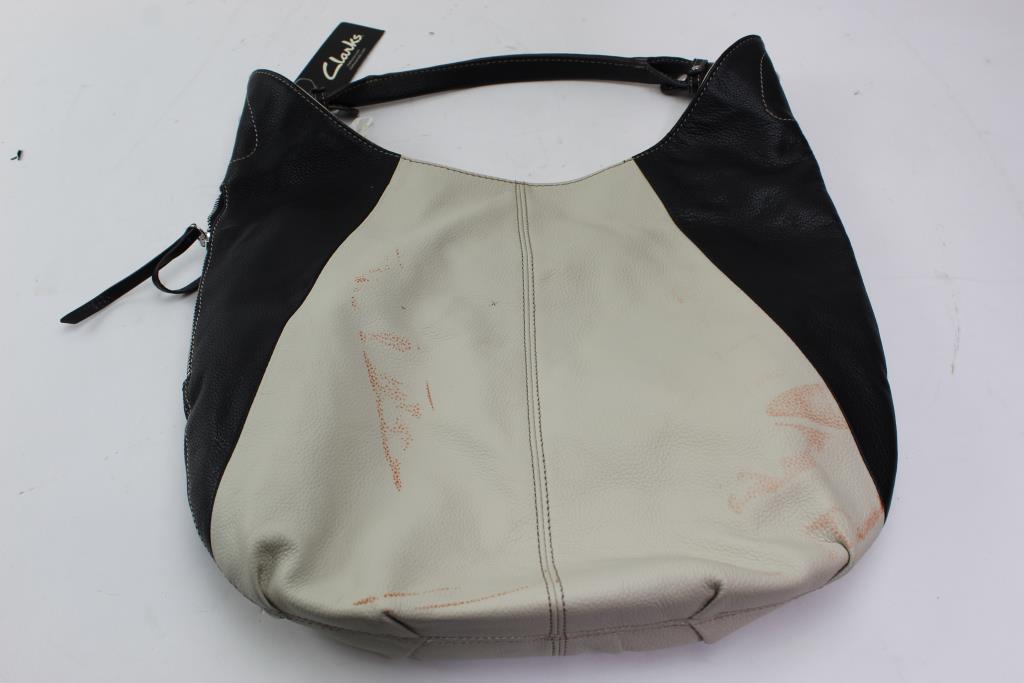 clarks leather purse