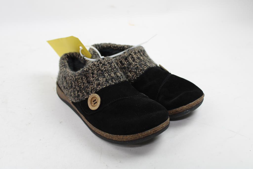 Clark's Suede Women's Clog Slippers, Size 9M