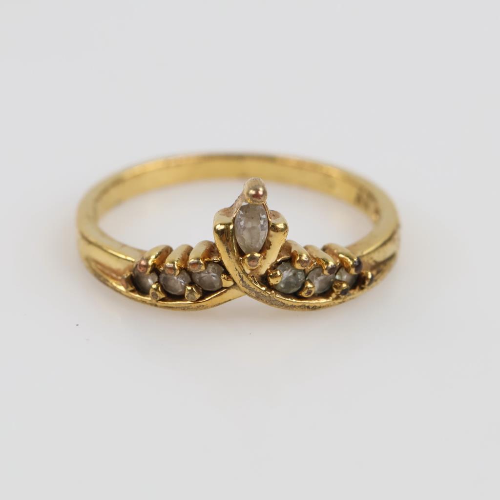 Clear Stone Fashion Ring
