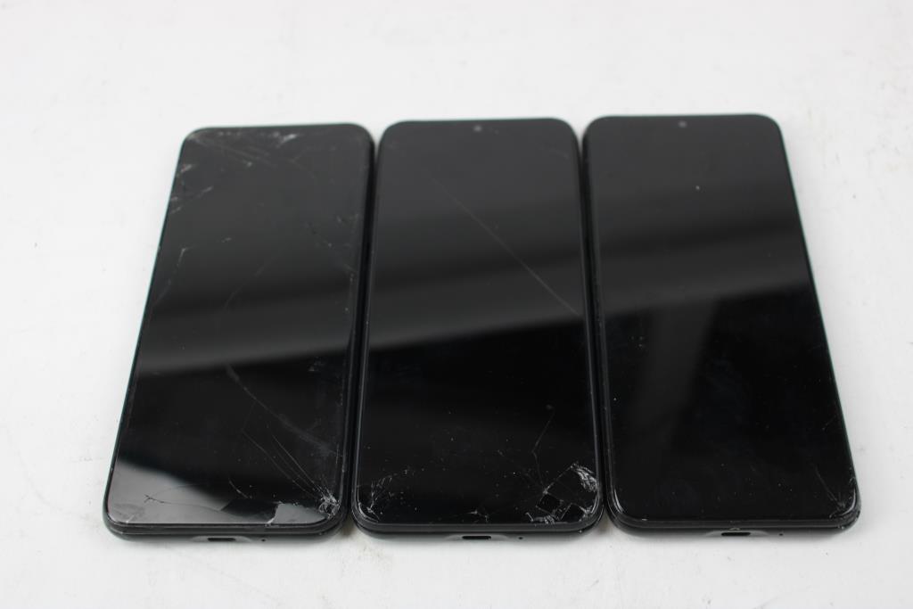 Cloud Cell Phone Lot, 3 Pieces, Sold For Parts
