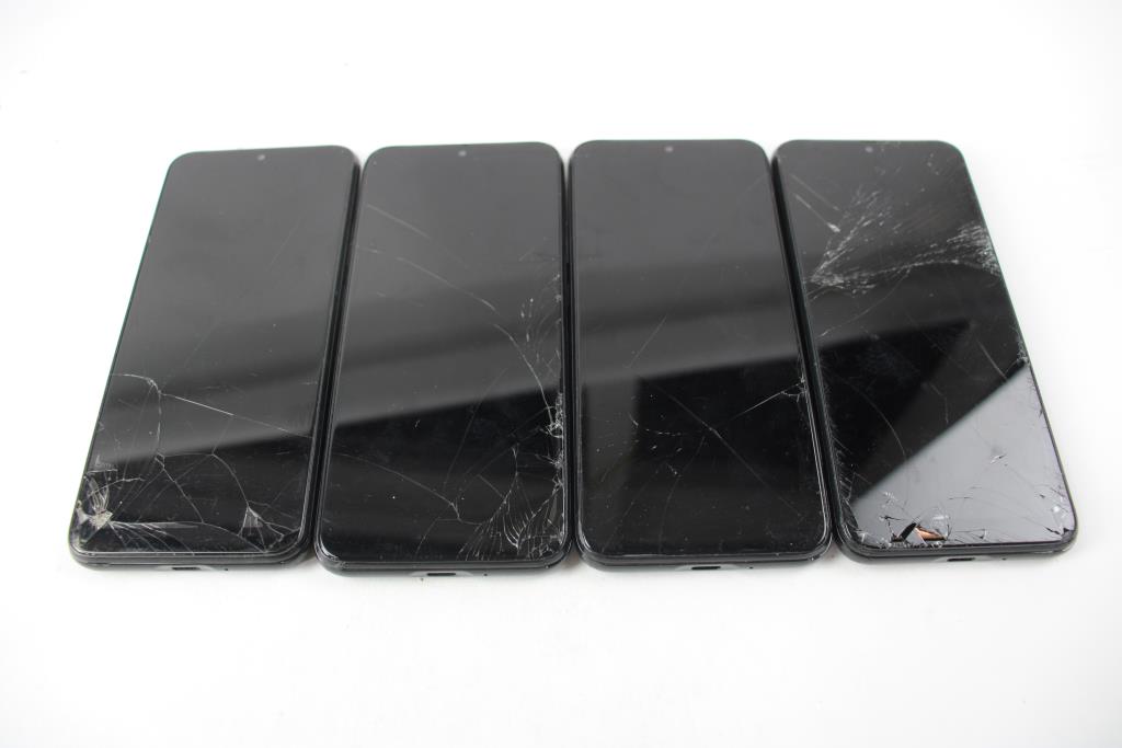 Cloud Cell Phone Lot, 4 Pieces, Sold For Parts